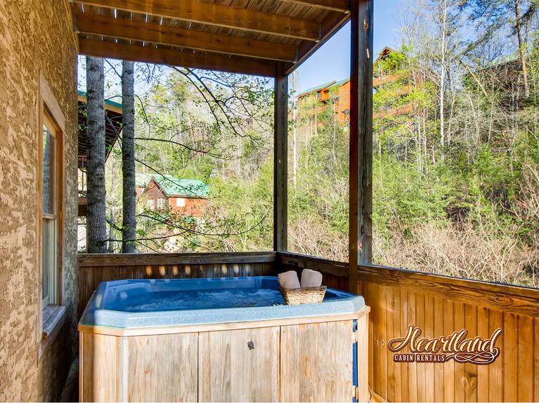 Outdoor hot tub